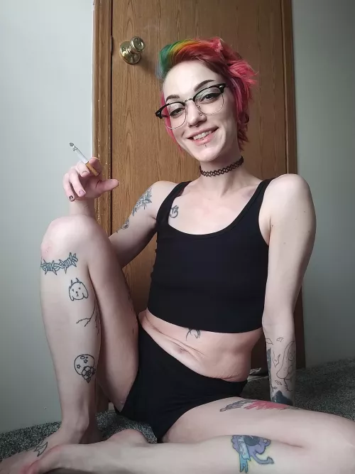 i hope you don't mind if i smoke (;