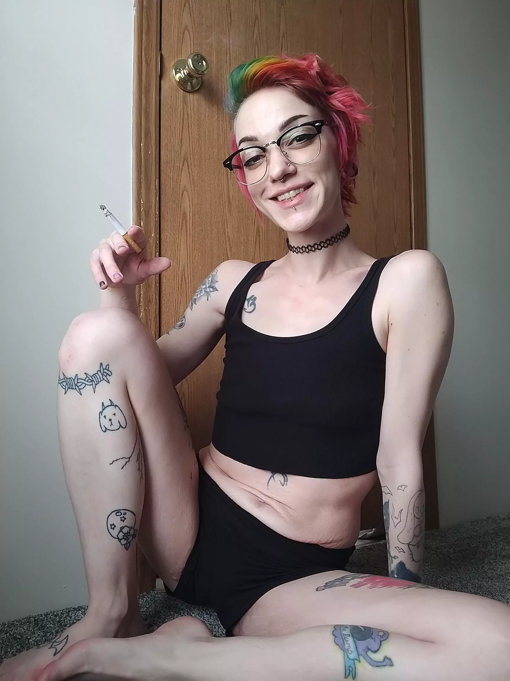 i hope you don't mind if i smoke (;