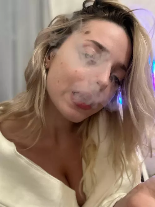 I want my smoke to be in your mouth