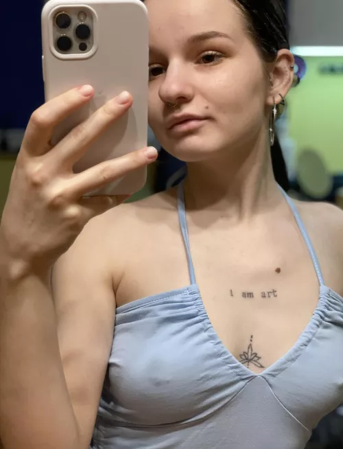 I wanted to take a selfie for you