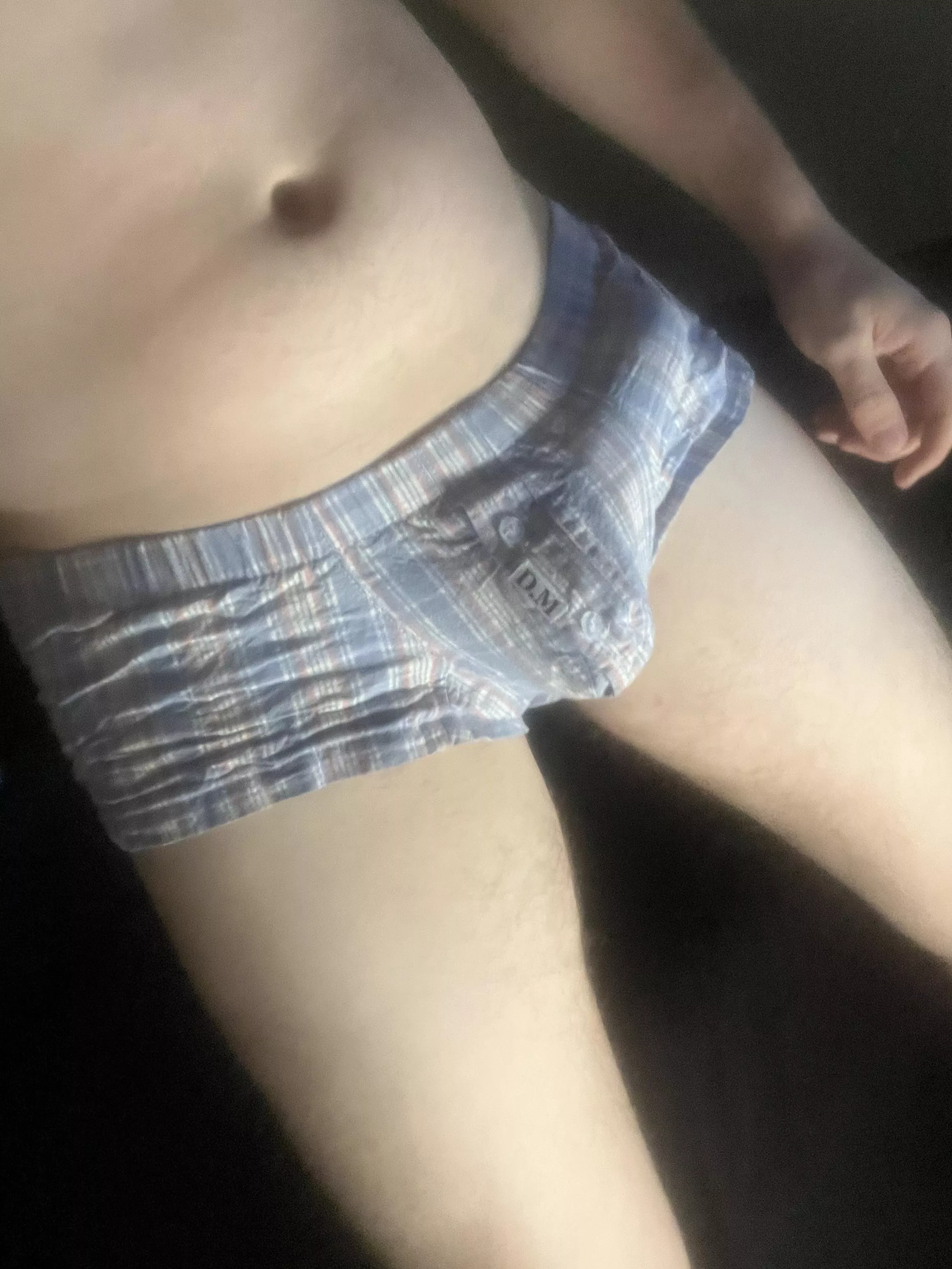 Just a little bulge in my boxers 