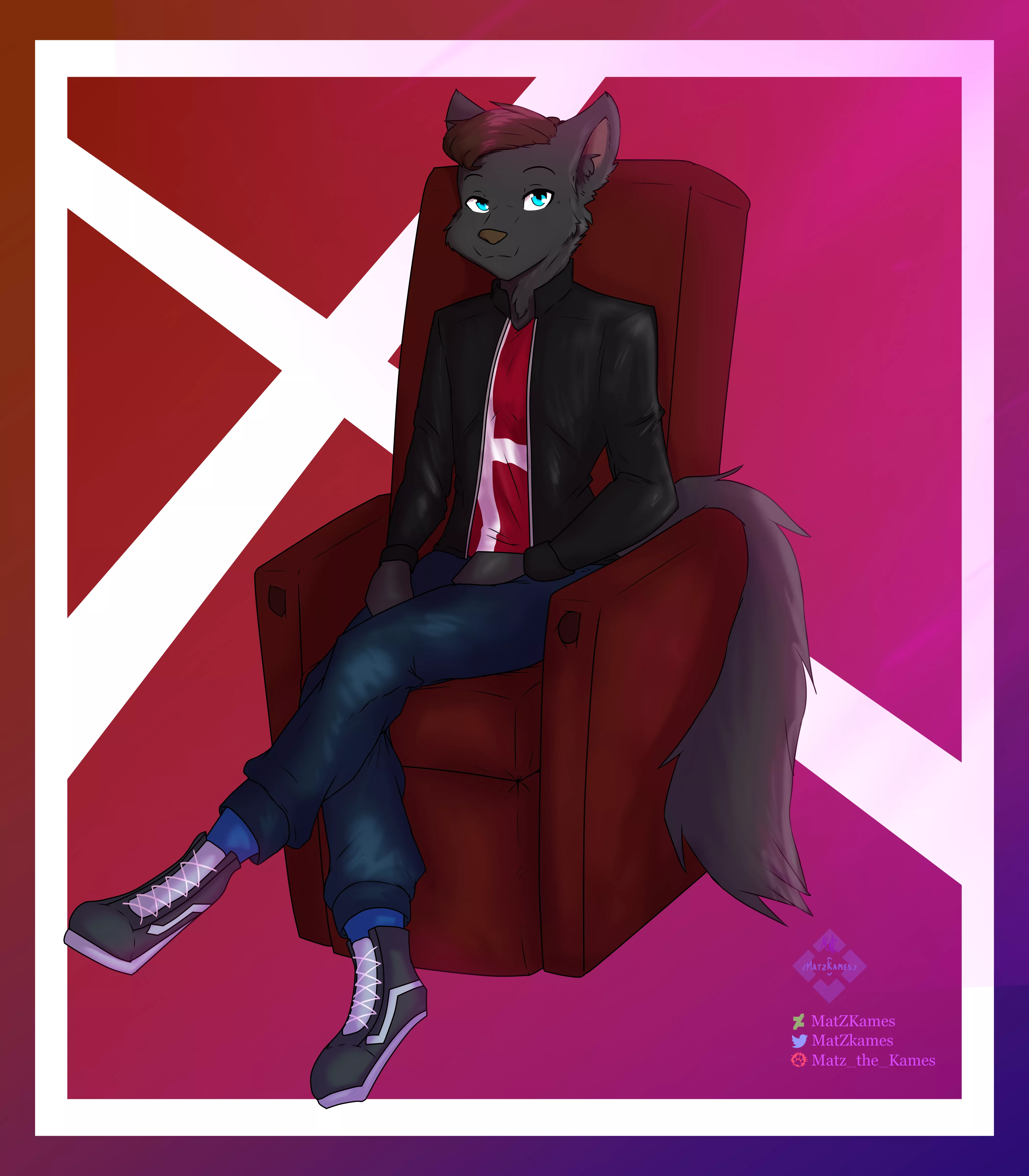 Looking for names for my male OC and if it can include red in it would be even better