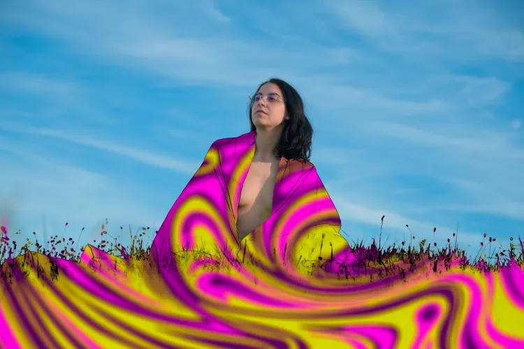 My colorful cleavage