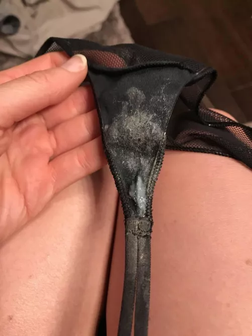 My cummed panties after being crazy horny at work