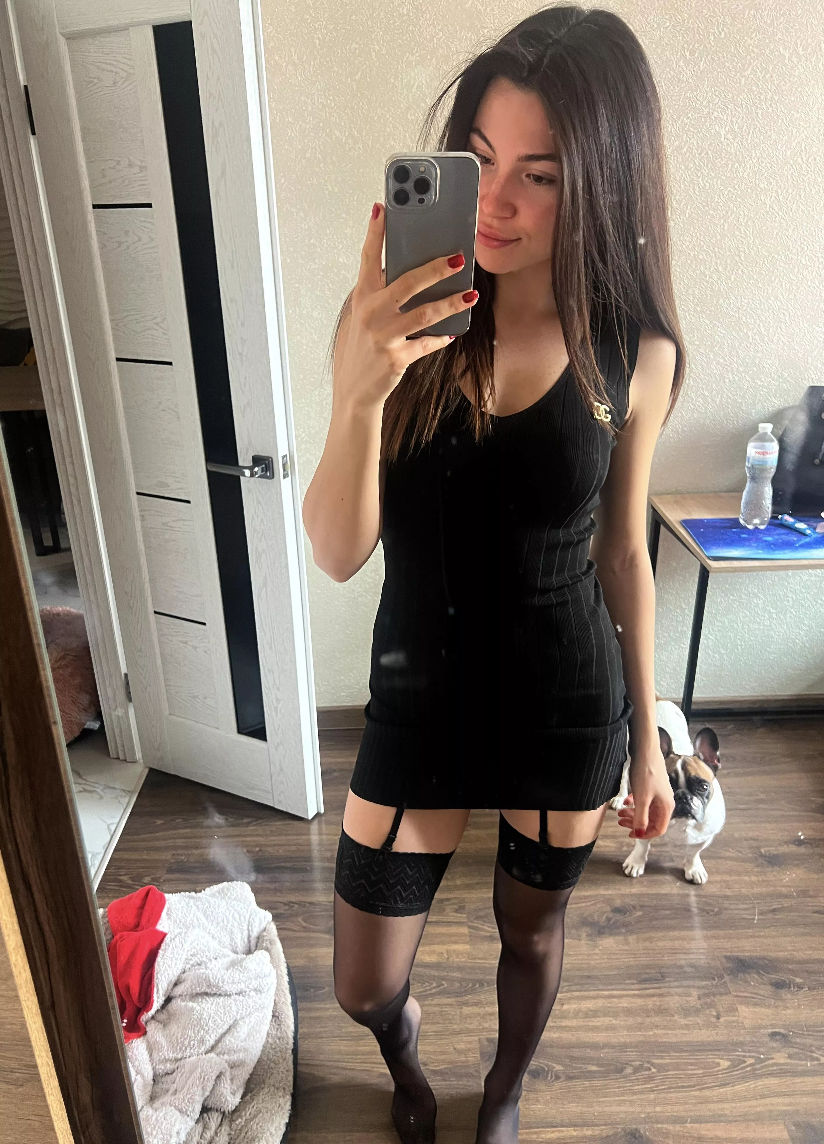 My dog is waiting for me to take a picture for you and take him for a walk