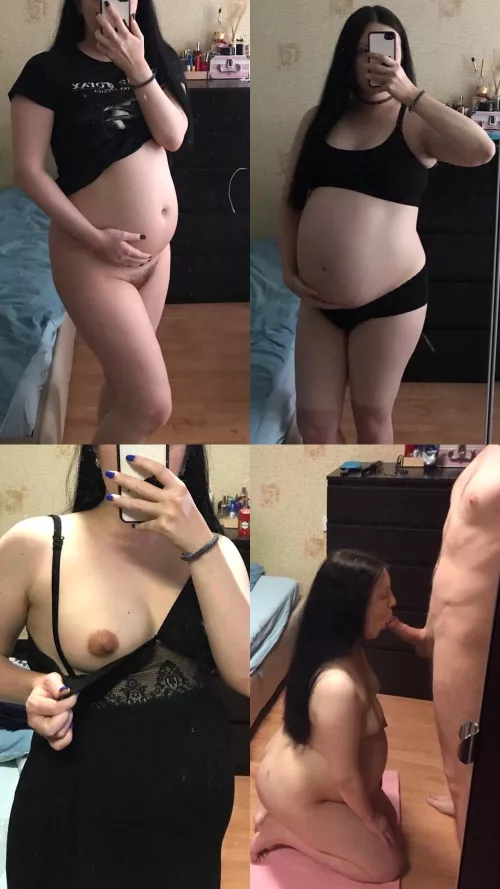 My wife sent me such photos during the day and on the last one what was waiting for her in the evening