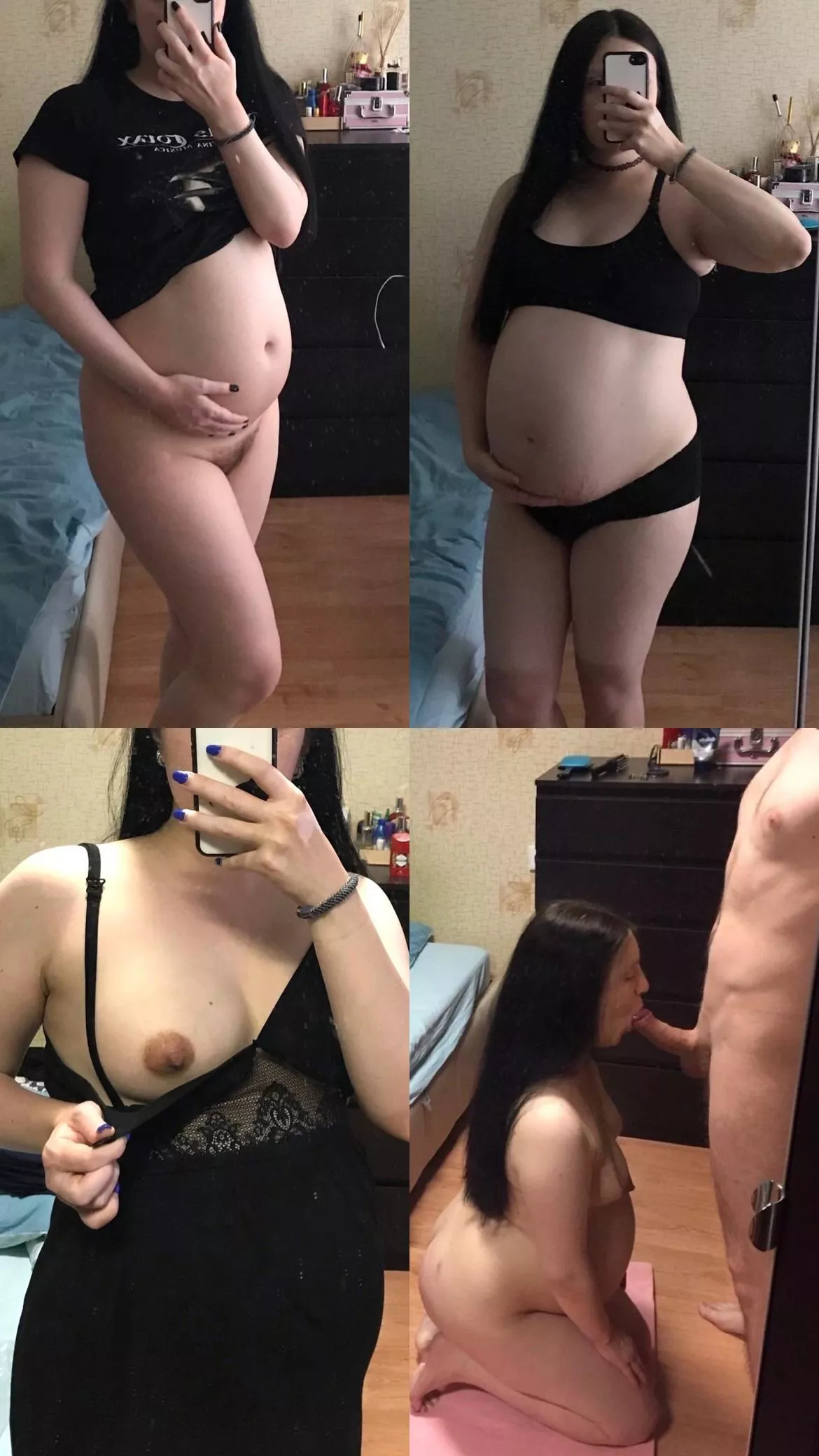 My wife sent me such photos during the day and on the last one what was waiting for her in the evening