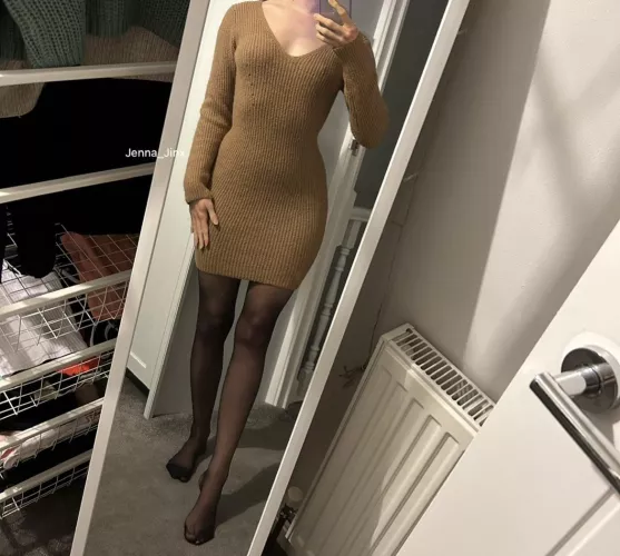 Pantyhose and dress combo OC
