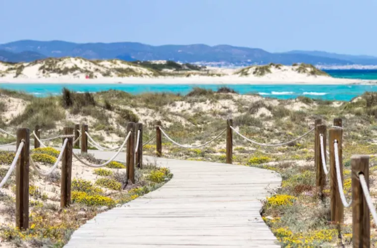 Platja de Ses Illetes, Spain