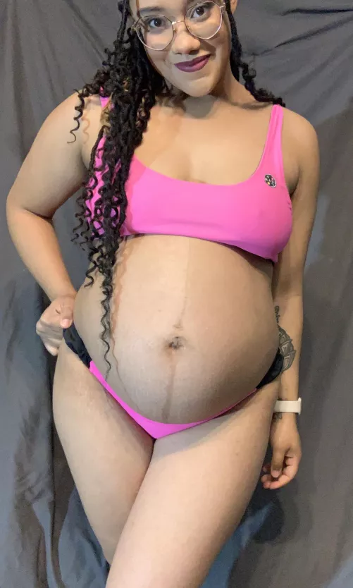 Rub my bump for good luck