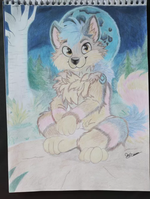 Sentado a luz do luar 