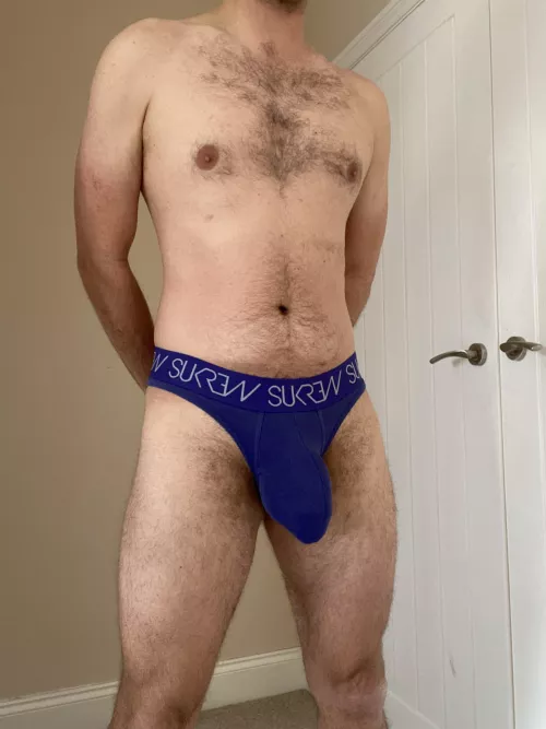 Standing proud and showing off 