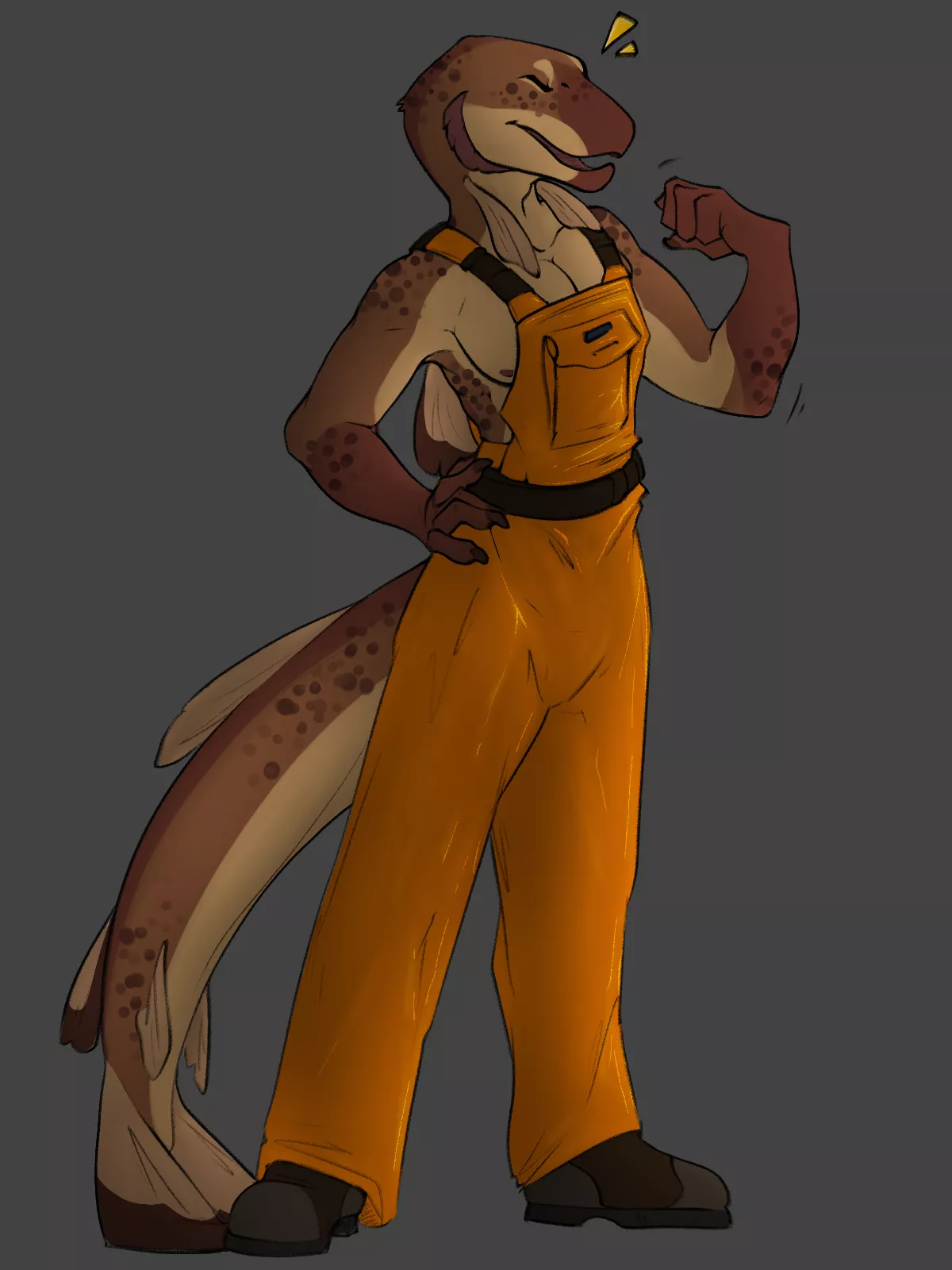 Strong lil guy! :D (art by me)