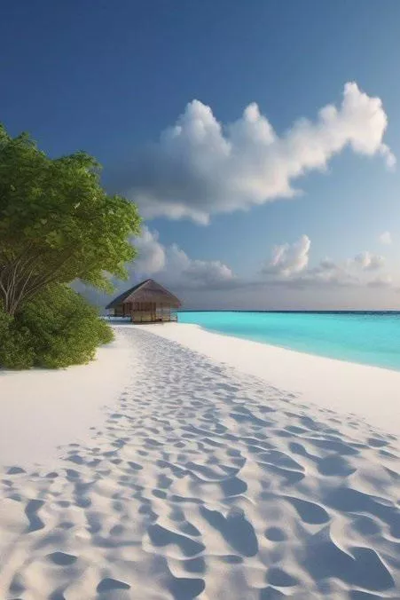 The best place to escape to is the beach