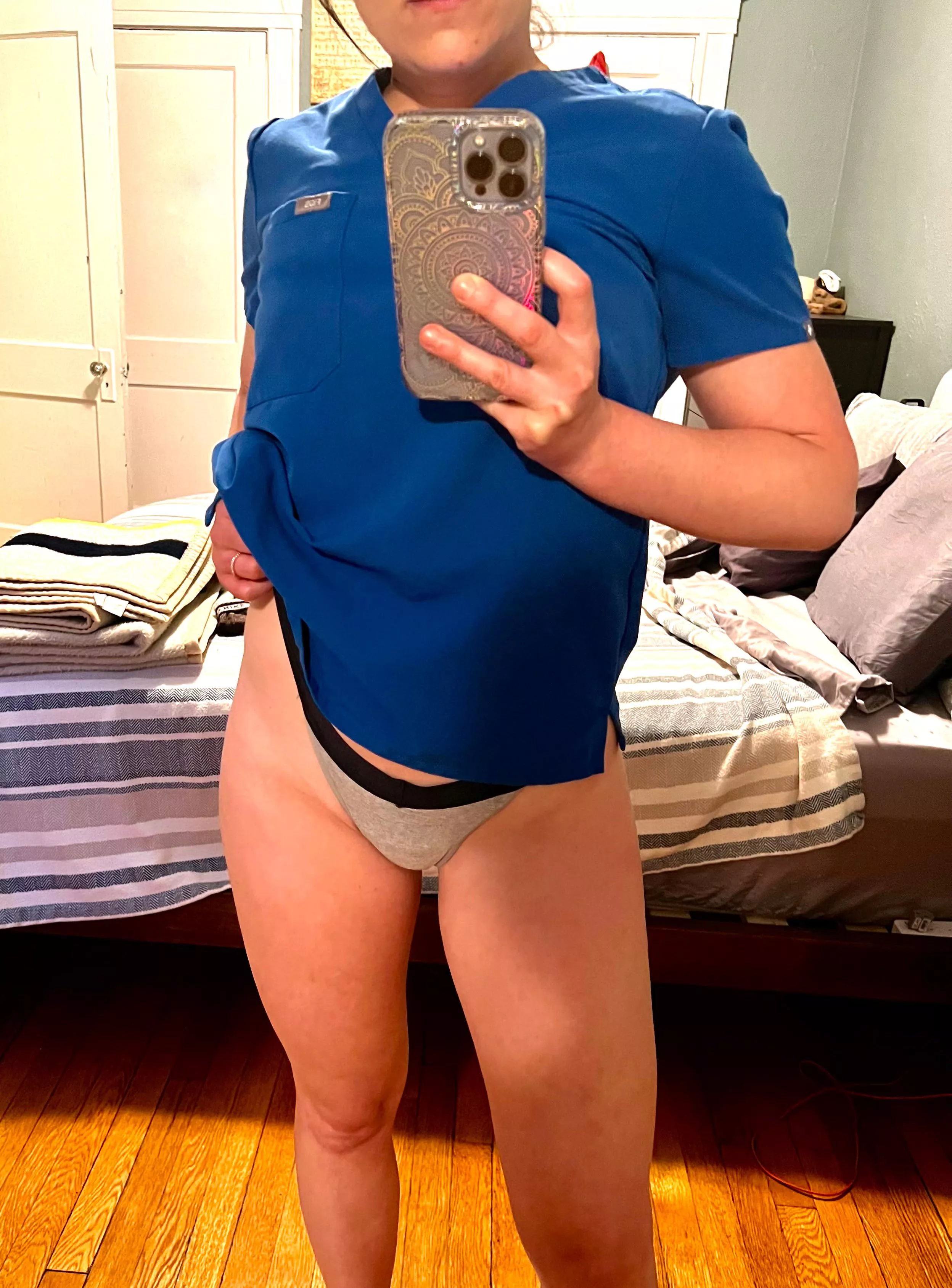 The panties I’m wearing under my scrubs today [f]