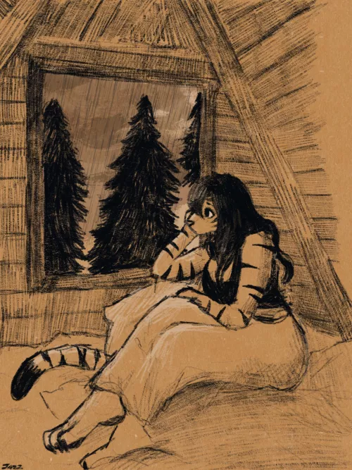 The Rain (art by me)