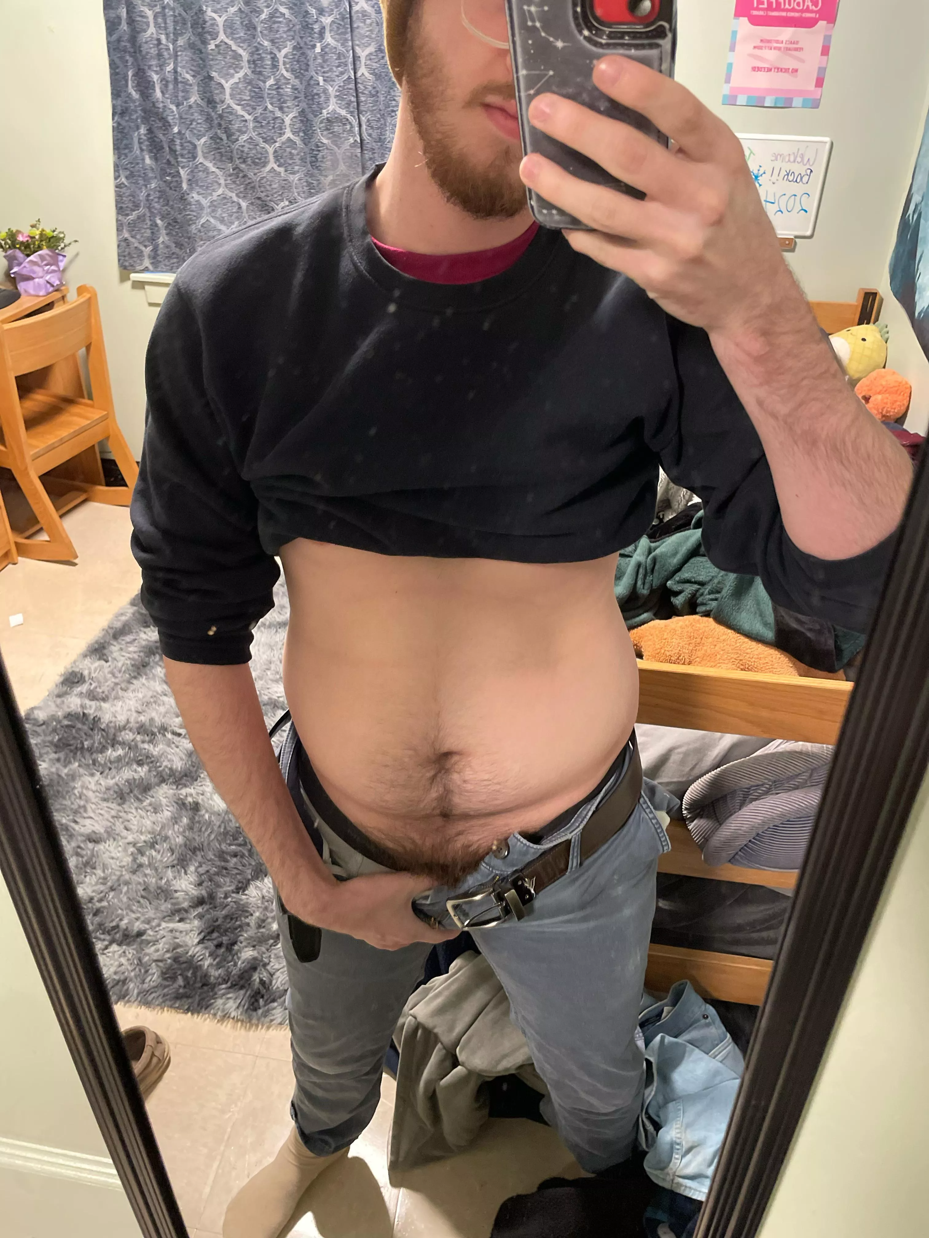 This college ex jock is enjoying his transformation into a hairy bear