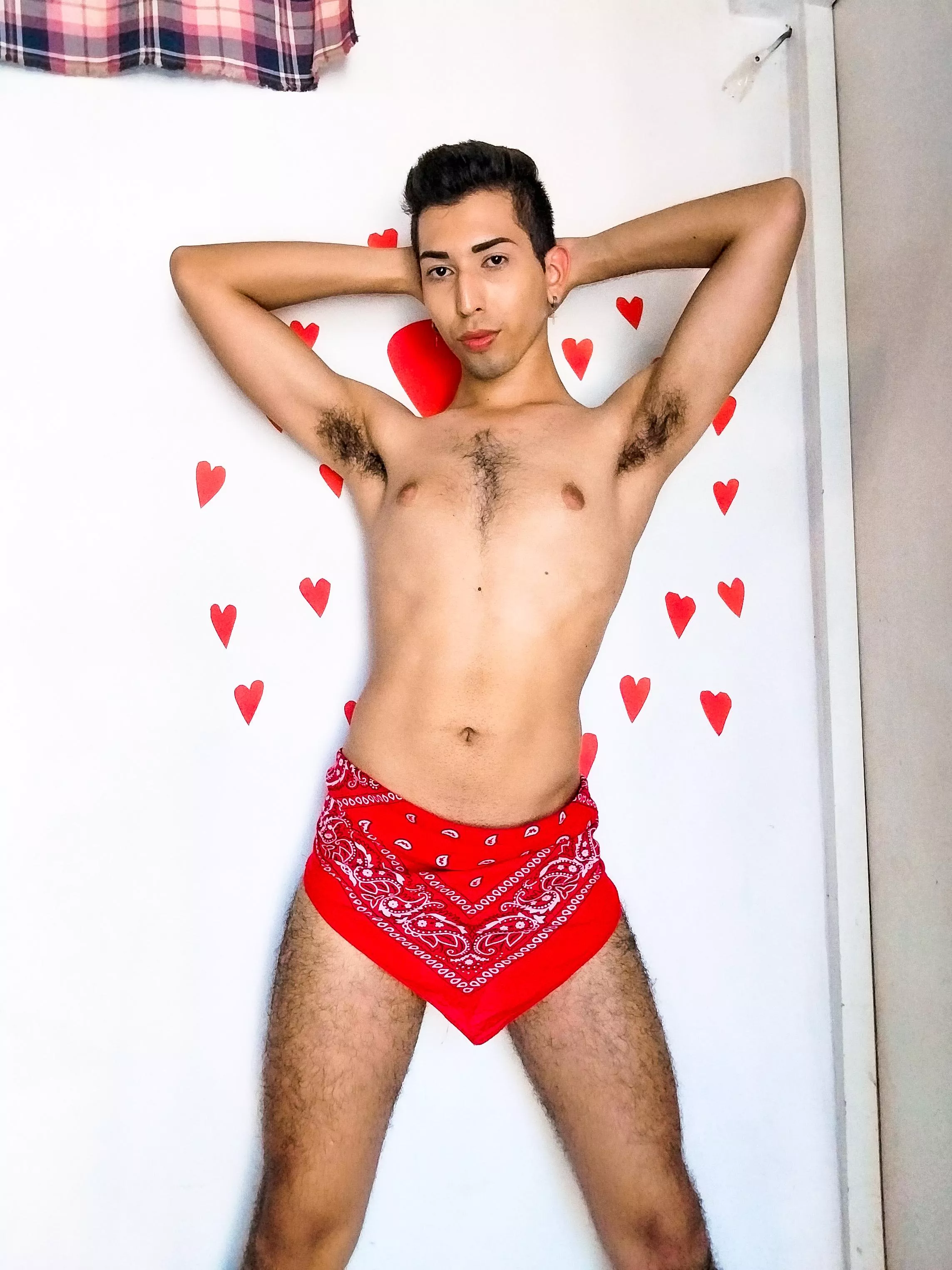 TWINK WITH HAIRY ARMPITS WITH A DESIRE FOR COCK [OC]