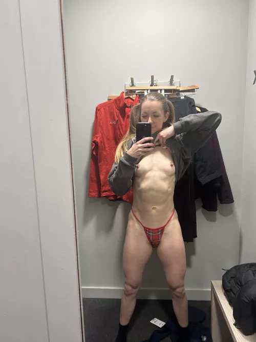 was out getting myself some hiking trousers today, couldn’t resist a little flash 