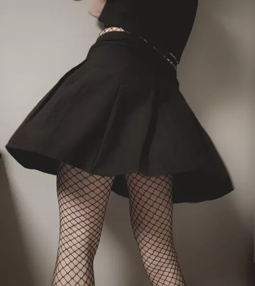 Wearing this skirt like a pro