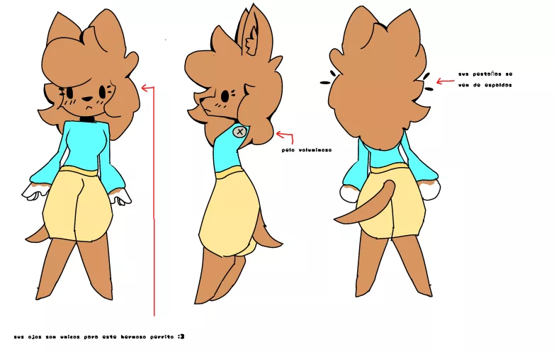 what do you think about my oc design for a weebcomic (art by me)