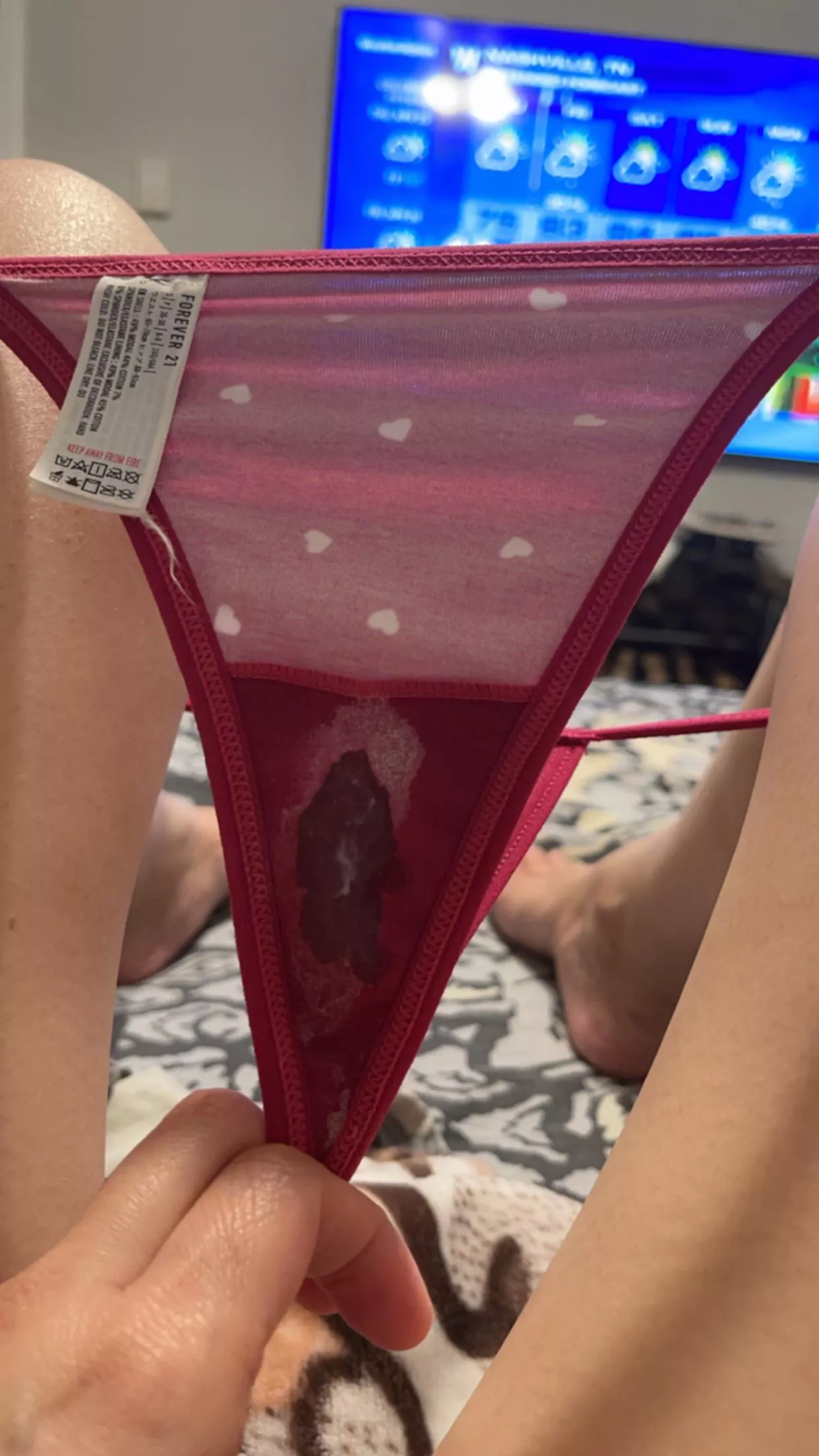What my panty looks like after a long day at work. 😮‍💨💦