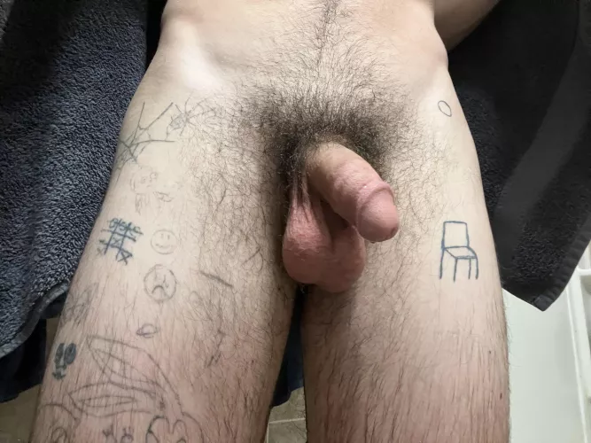 Who wants to suck the precum off?