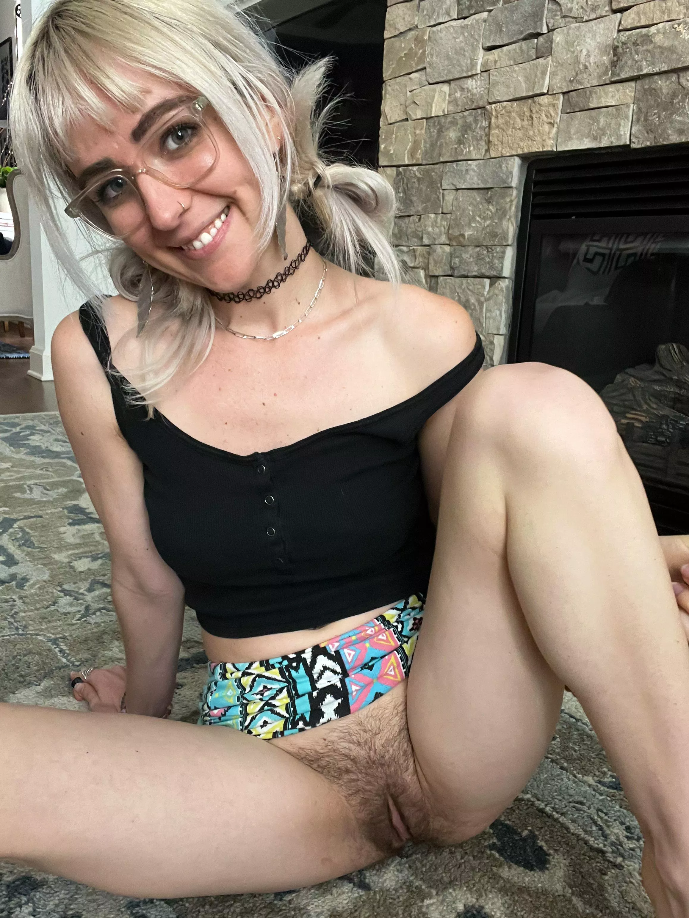 Will you please lick my hairy pussy?