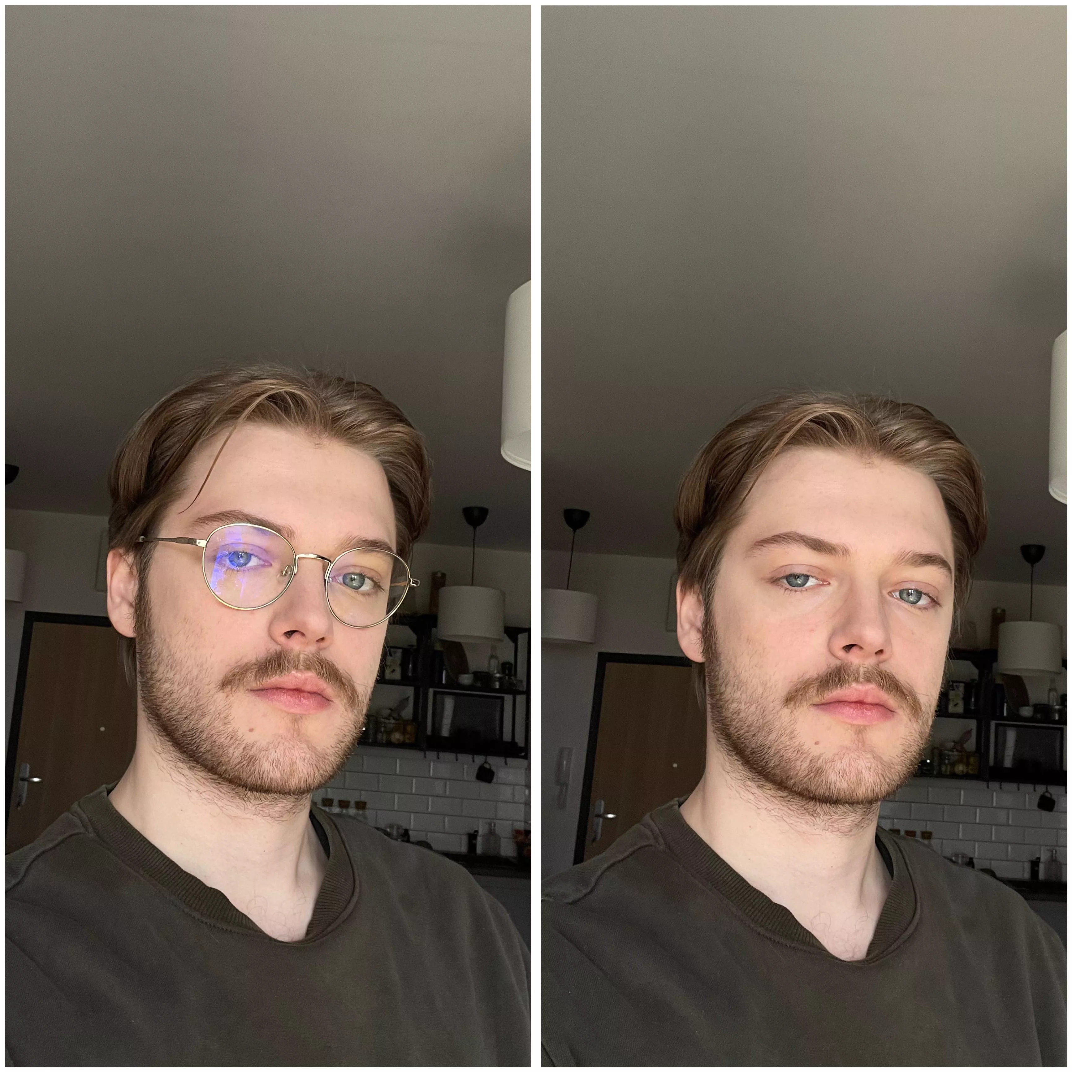 With or without glasses? 🙈