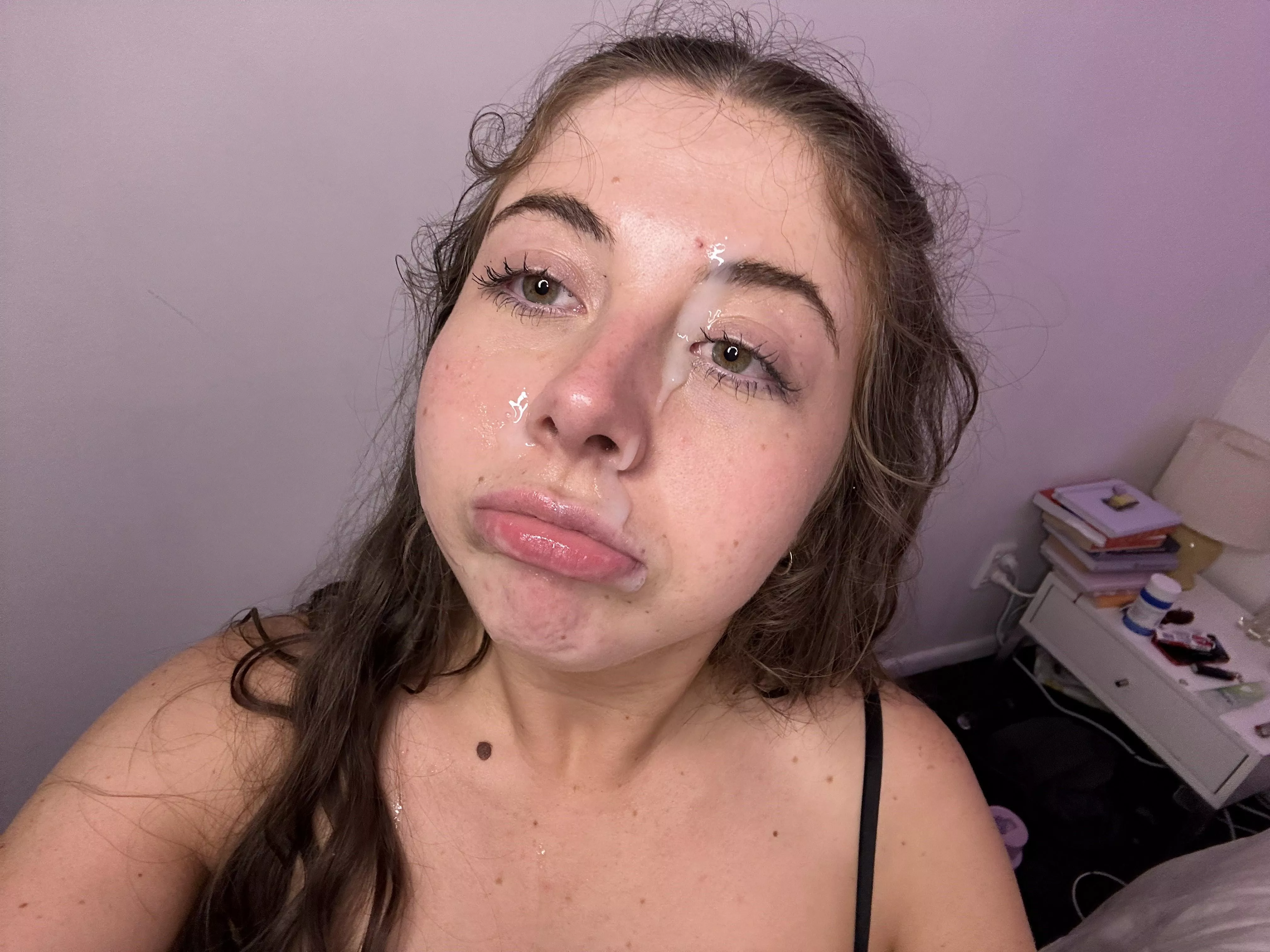 1 guy cum on me, then his 2 friends want a turn ;)