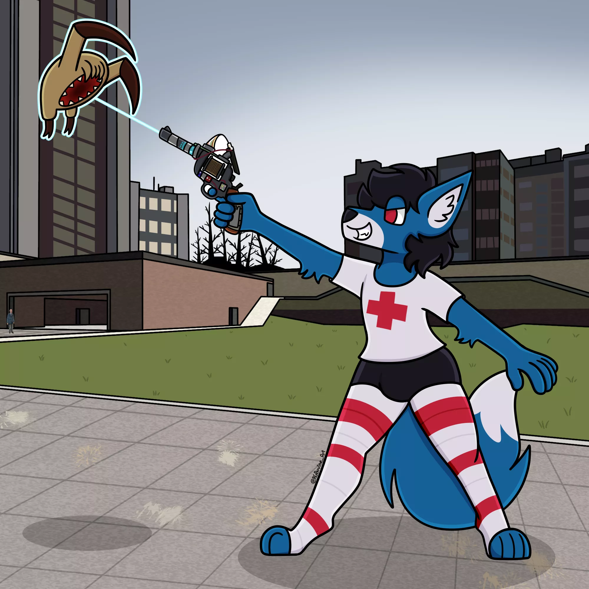 Art raffle prize from Twitter! Art by me!