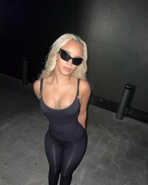 Classy lady in black