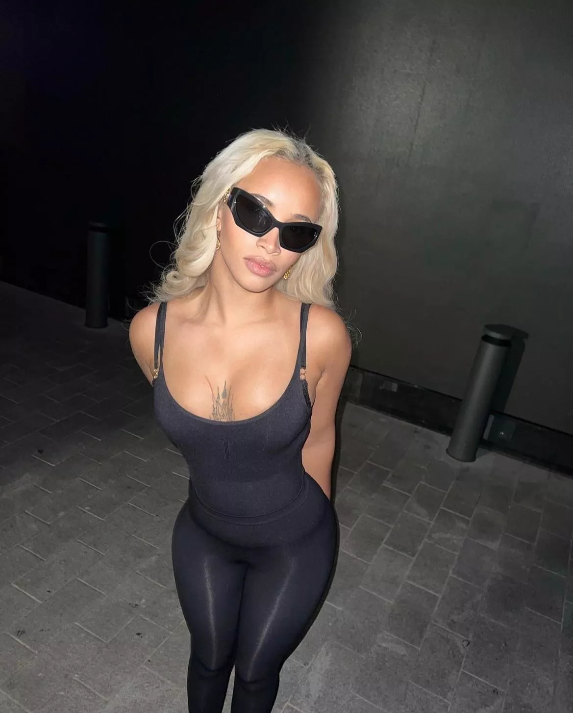 Classy lady in black