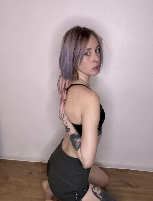 (F) I love doing yoga in my comfortable shorts