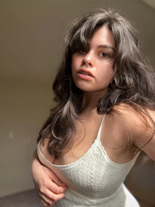 Freckled and in a sundress 