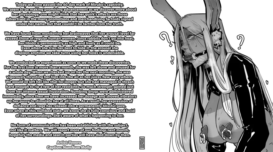 From Hero to Zero [Part 2][MHA][Mirko][Bondage][Noncon][Kidnapping][Drugs][Numbing][Heat][Artist: Yoyoro]