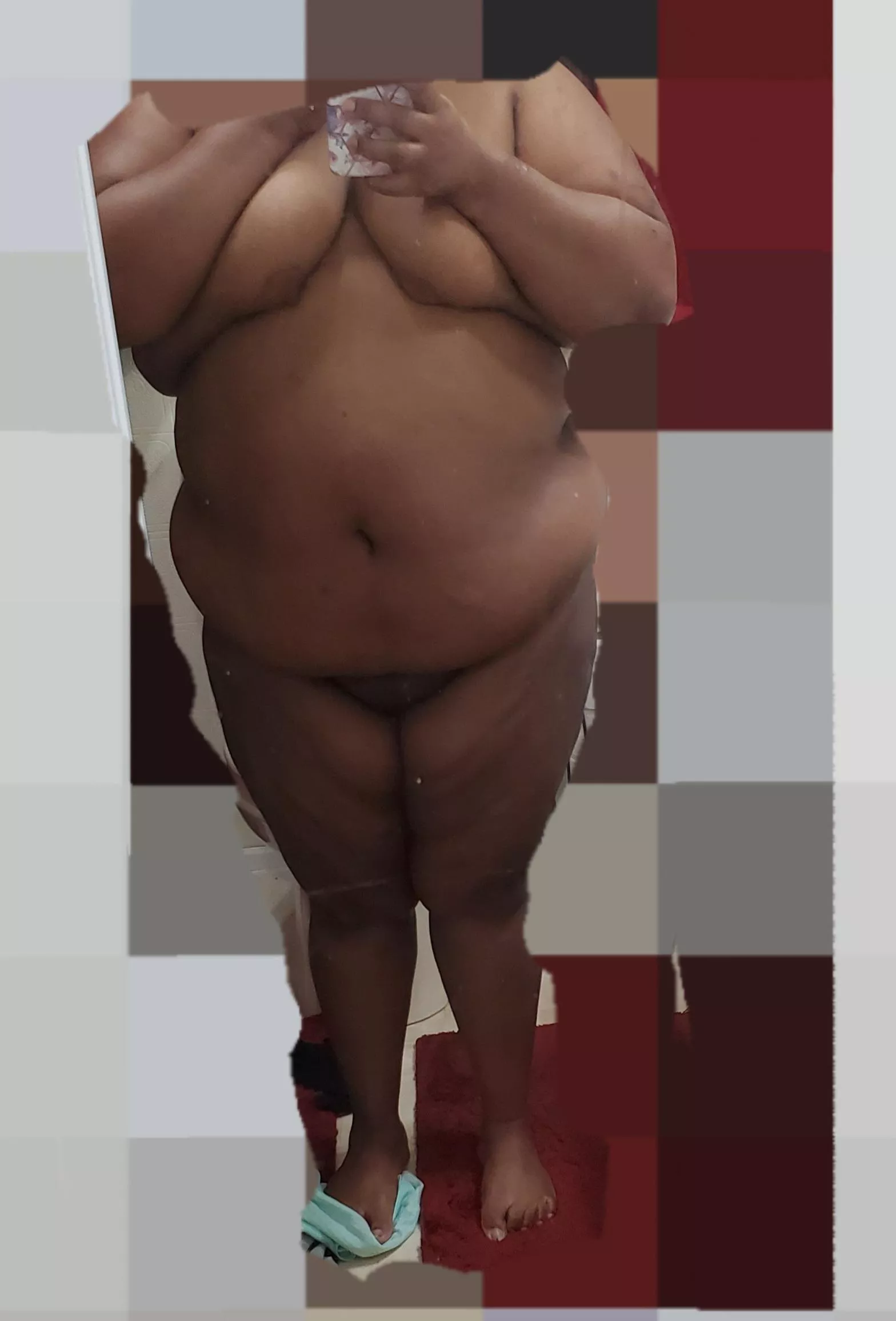 Hi! I'm new here. I'm working on my self esteem. I had to blur the background a bit, too. 