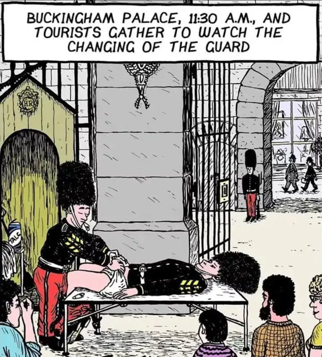 I didn't know they were that kinky at Buckingham Palace!