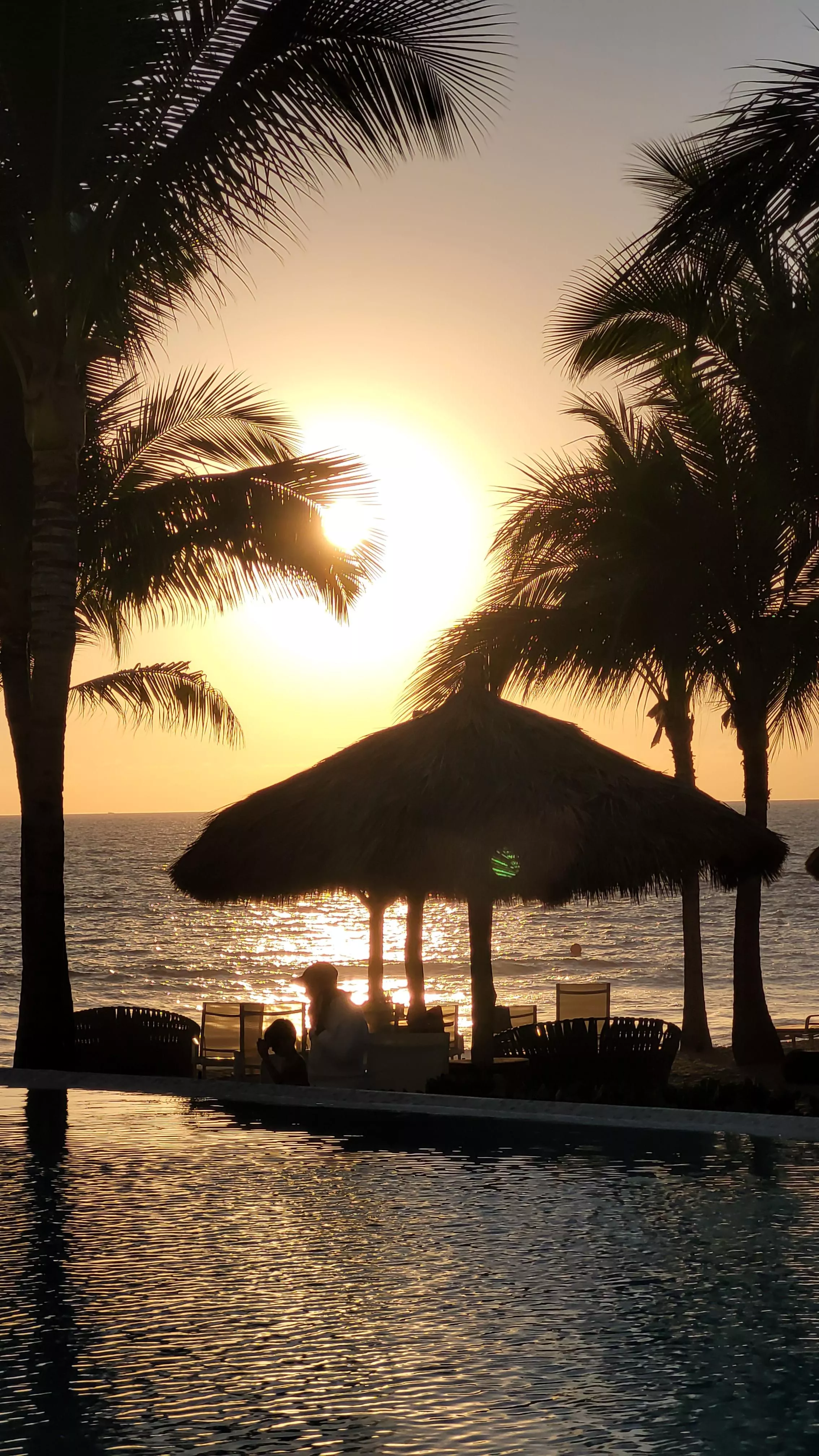 I found this beautiful photo of the sunset, from my vacation in Puerto Varta, Mexico📍😍