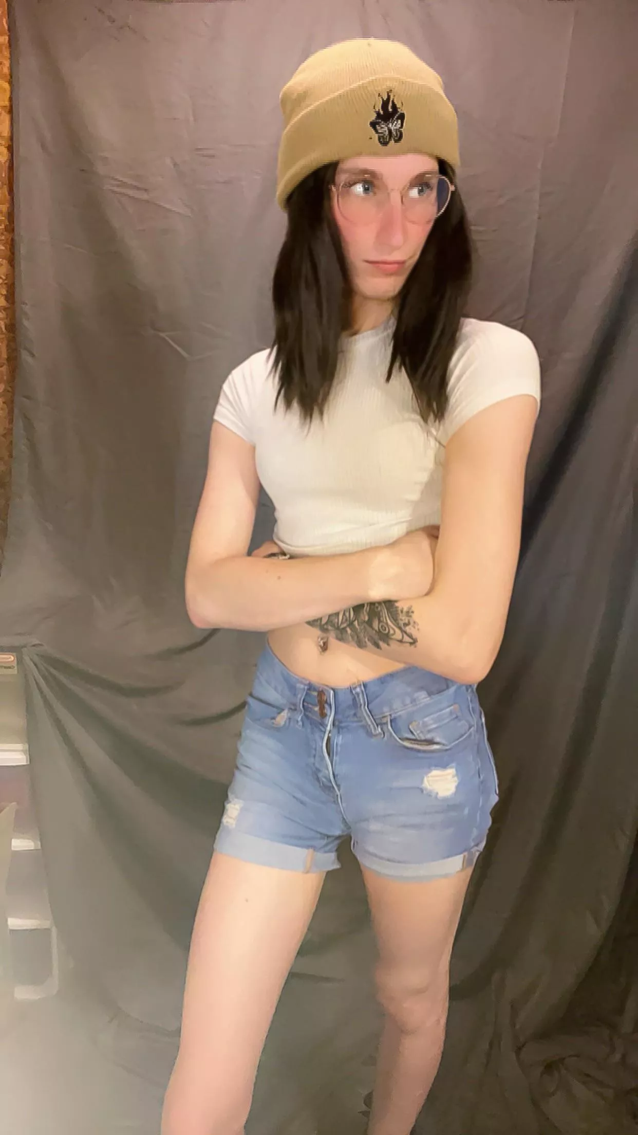 I’m trying to pull off the white girl vibe. 