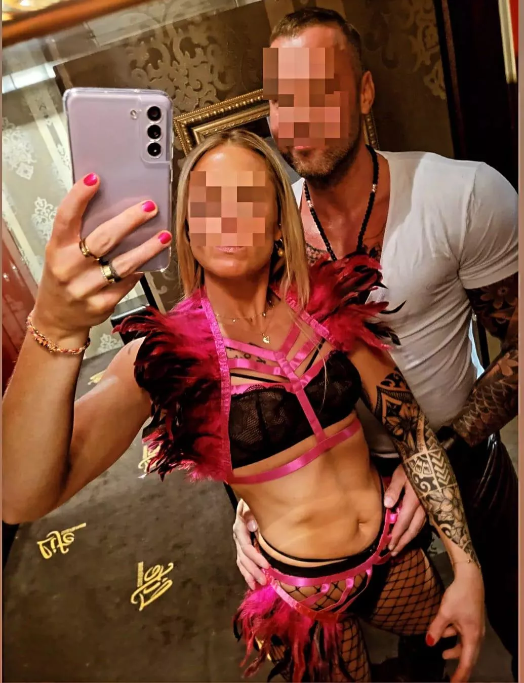 Ink couple love to go to swing parties