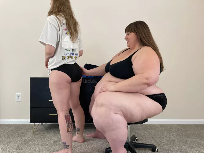 It’s super hot seeing how my old cross country clothes fit on Aurora and I!