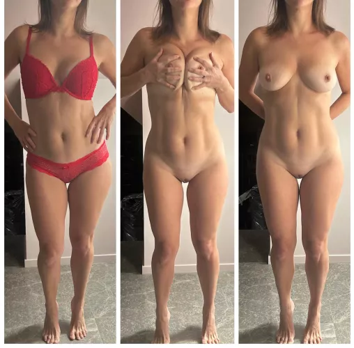 Me in my lingerie and then me very naked x