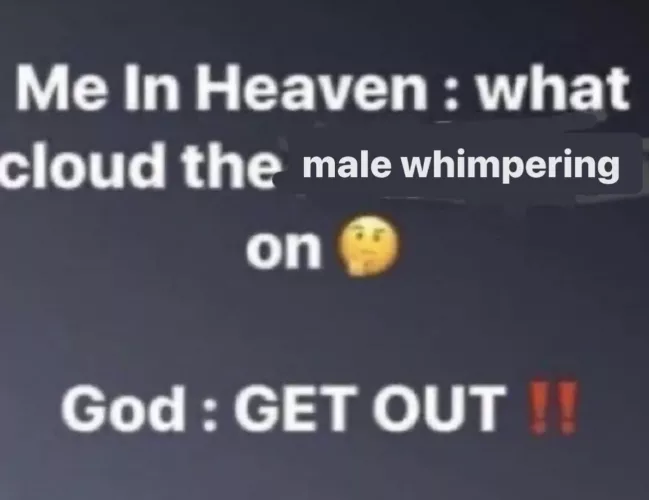 More guys should moan and whimper!!! It's hot