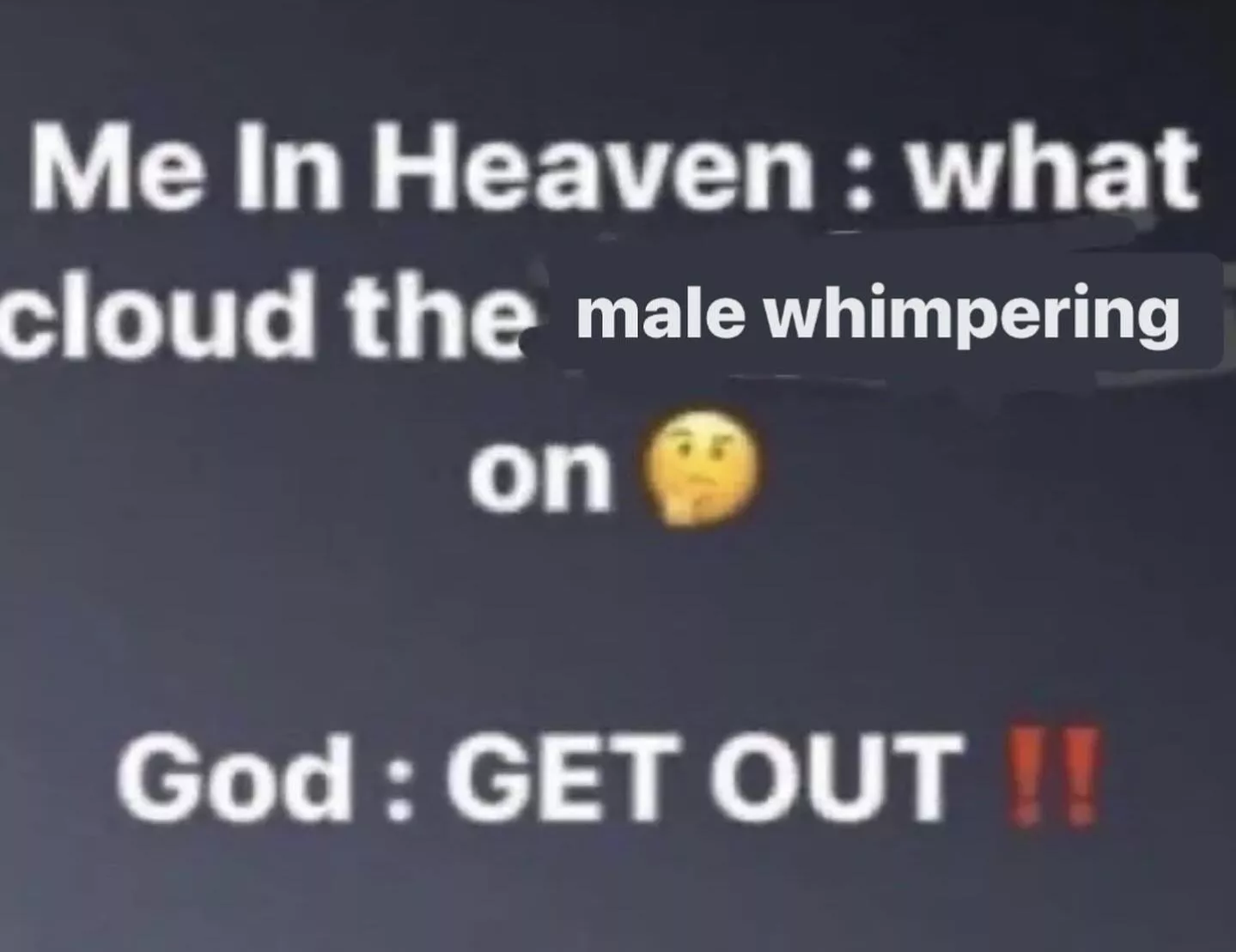 More guys should moan and whimper!!! It's hot