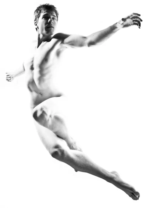 My boyfriend in a white void