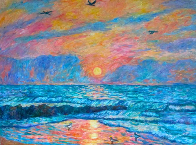 Pawleys Island Cormorant Sunrise!