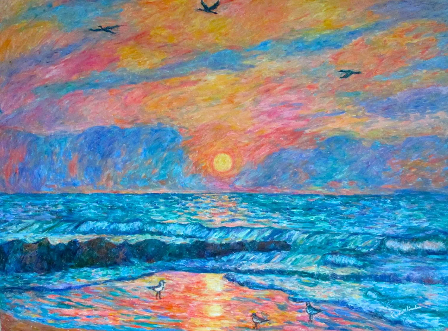 Pawleys Island Cormorant Sunrise!