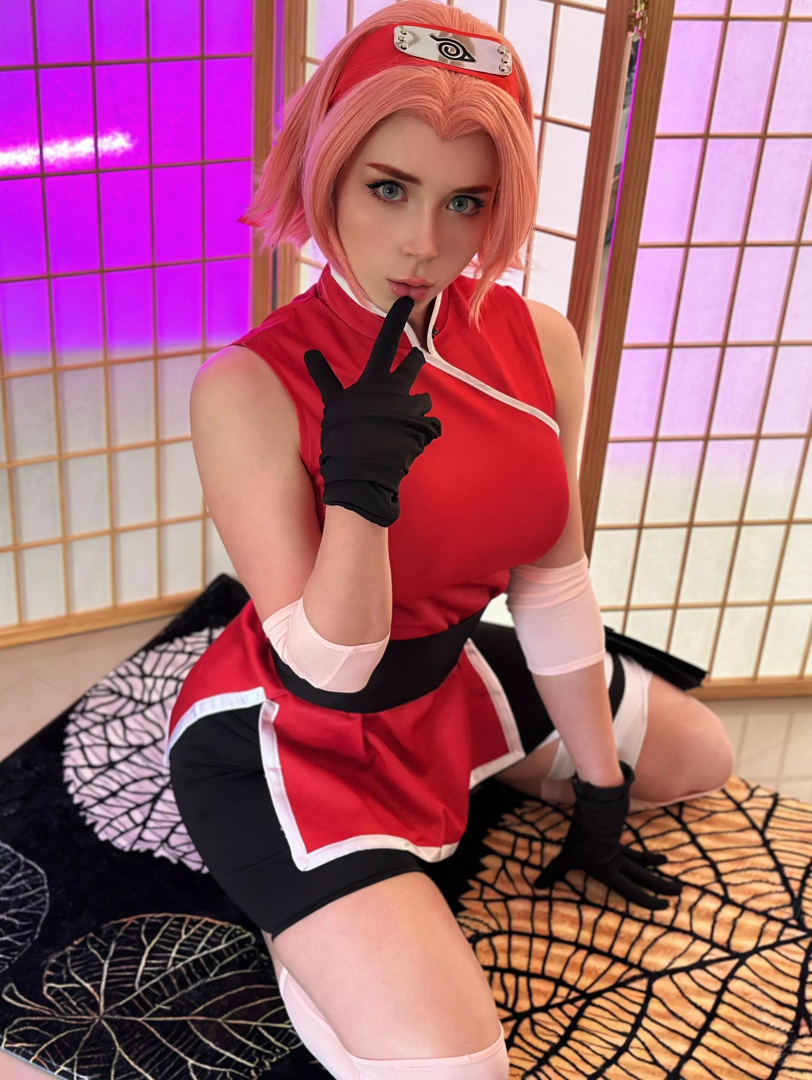 Sakura from Naruto cosplay by SweetieFox