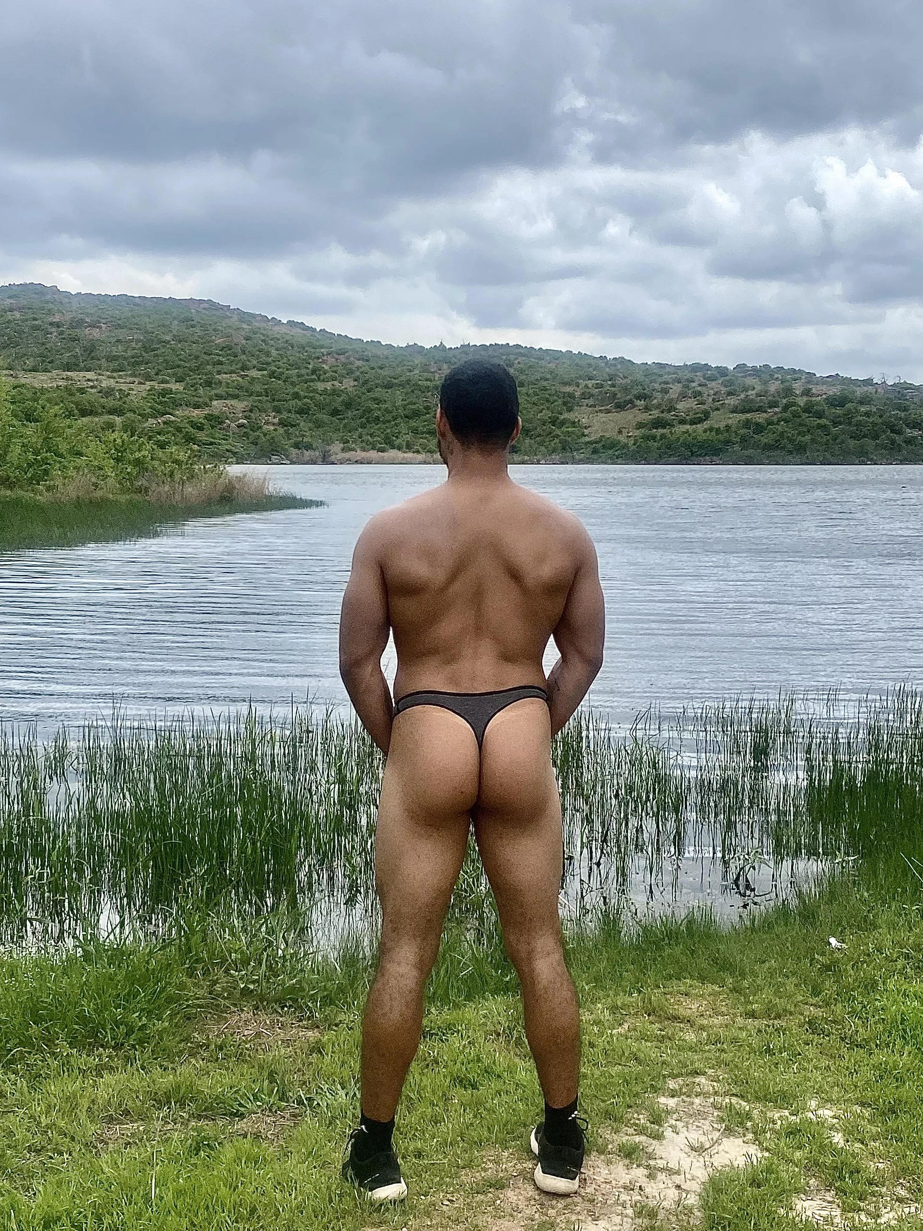 Spend the entire day hiking in my favorite thong! 🍑